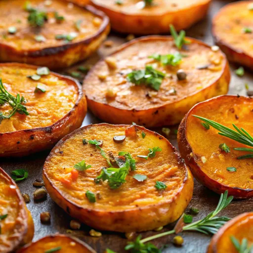 Fırında Baharatlı Tatlı Patates